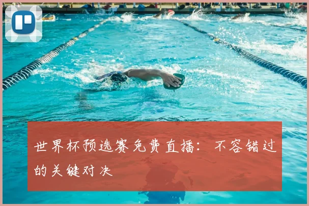 世界杯预选赛免费直播:不容错过的关键对决